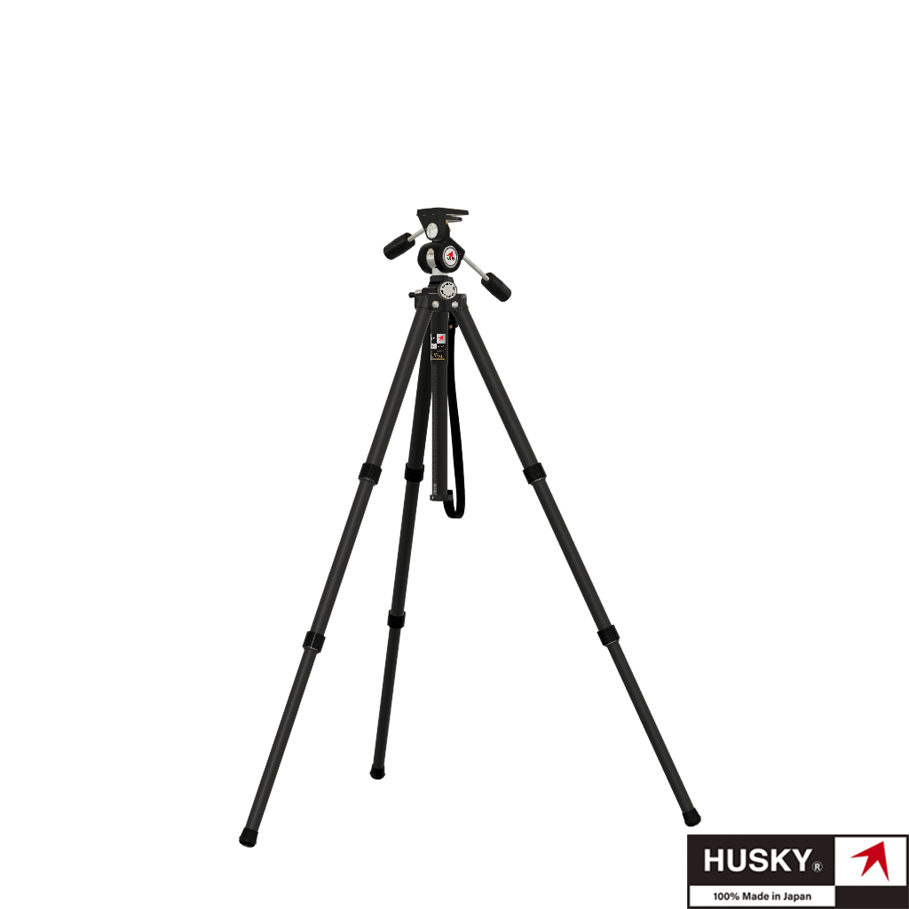 スタジオJin / 【HUSKY】ハスキーヘッド一体型三脚セミショート3段