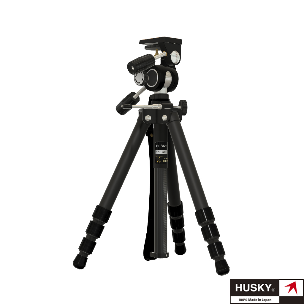 スタジオJin / 【HUSKY】ハスキーヘッド一体型三脚ショート4段