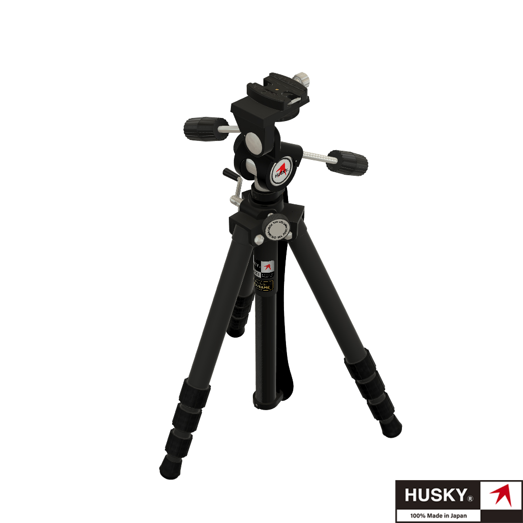 パーキンスさん 専用 スタジオJin / 【HUSKY】ハスキー ヘッド一体型三脚ショート4段 KIRK Model
