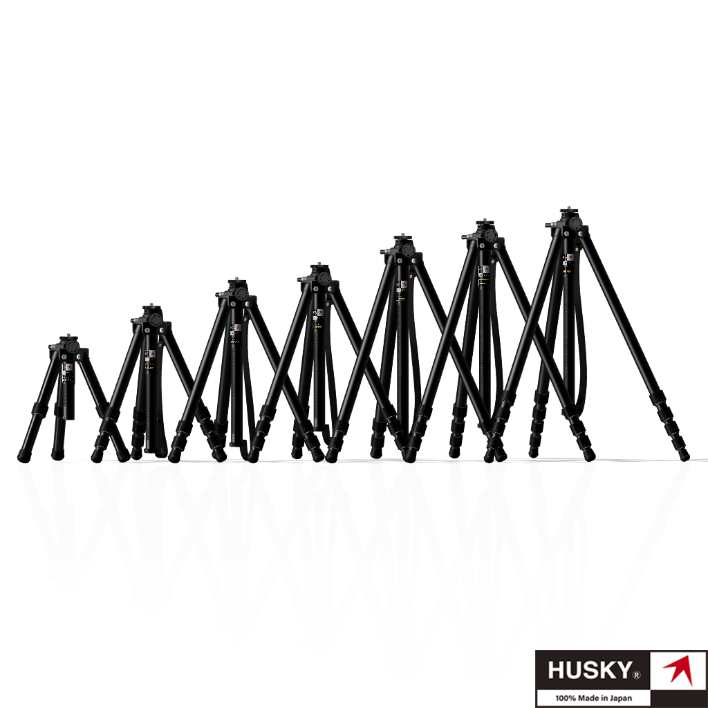 スタジオJin / 【HUSKY】ハスキーヘッド分離型三脚4段(脚部のみ・太